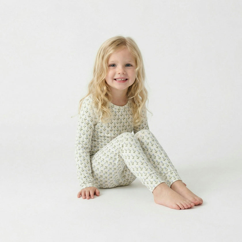 Lavender Lane Long Sleeve & Pants Kids Pajamas