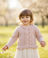 Ella Cardigan Dusty Rose