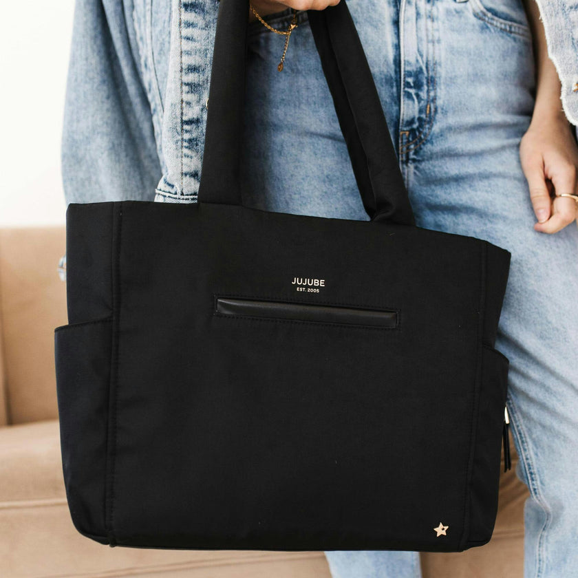 Utility-Strap Diaper Tote Bag
