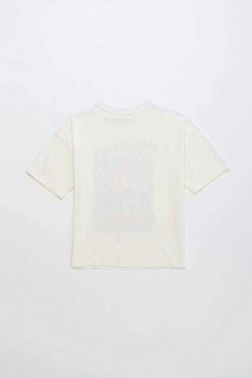 LOROS T-SHIRT CLOUDY WHITE