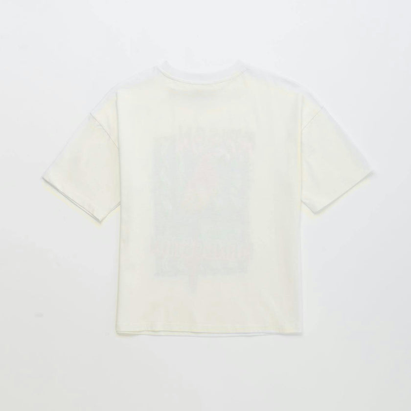 LOROS T-SHIRT CLOUDY WHITE