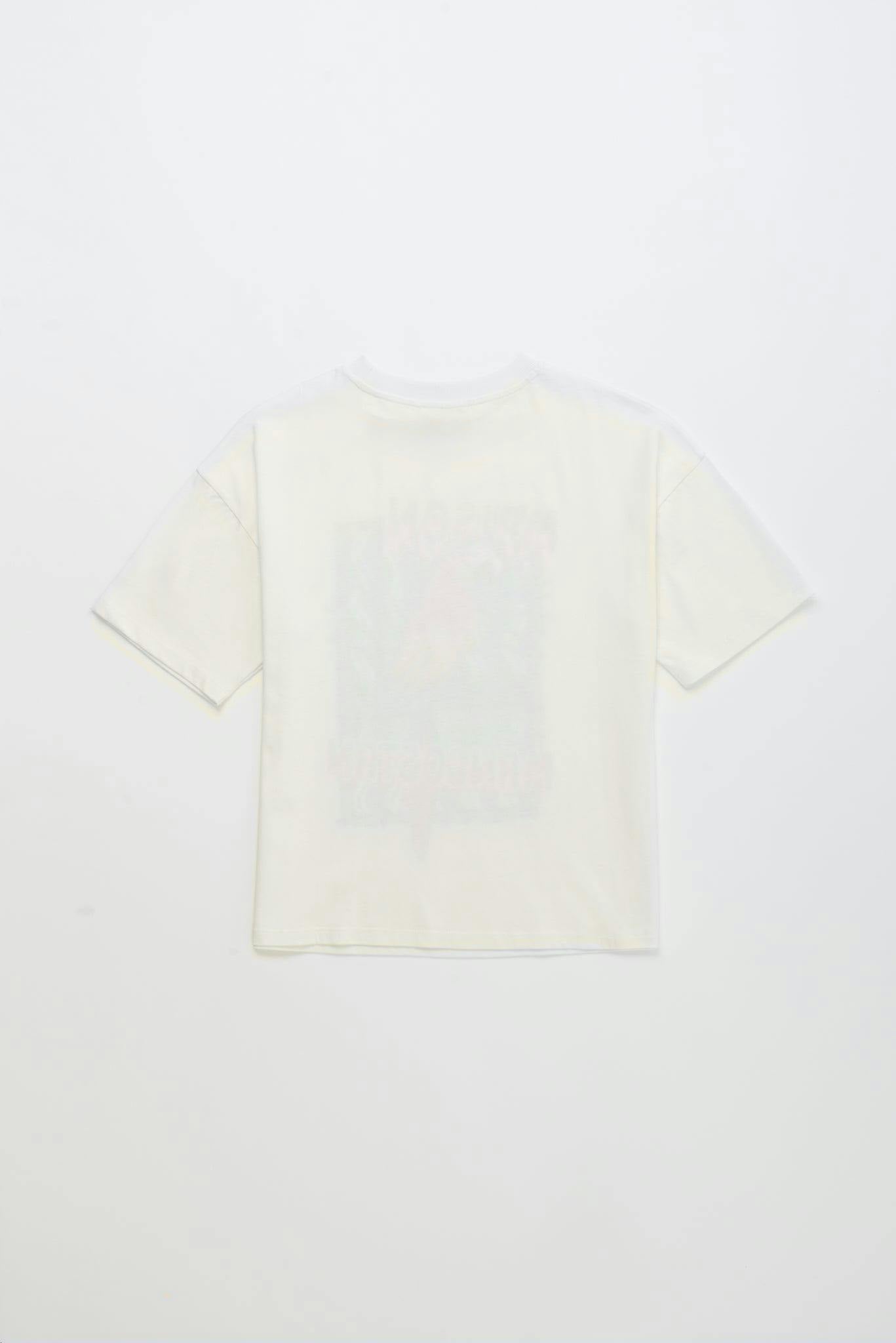 LOROS T-SHIRT CLOUDY WHITE