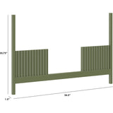 Toddler Bed Conversion Kit for Moab 3-in-1 Convertible Crib in Olive