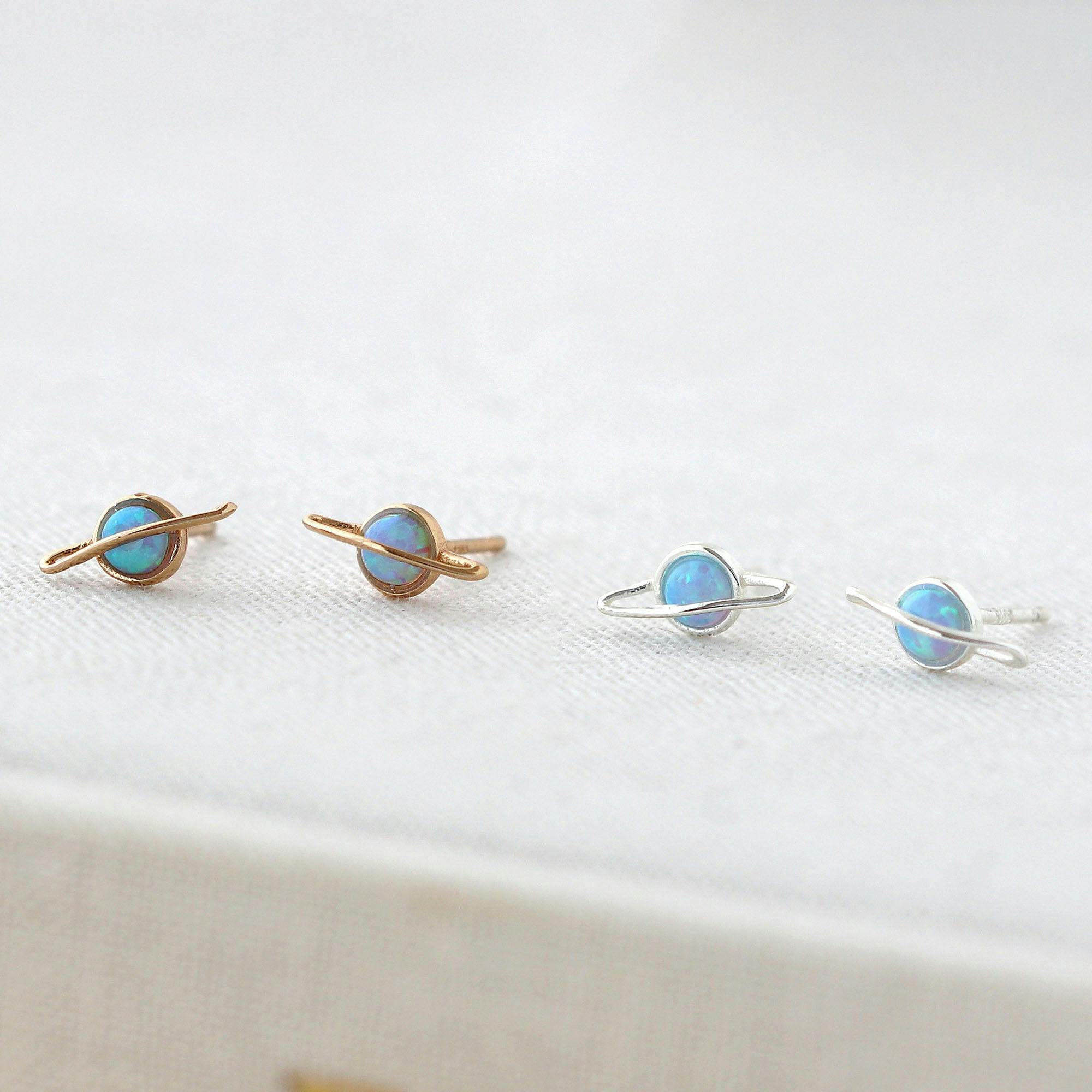 Saturn Stud Earrings