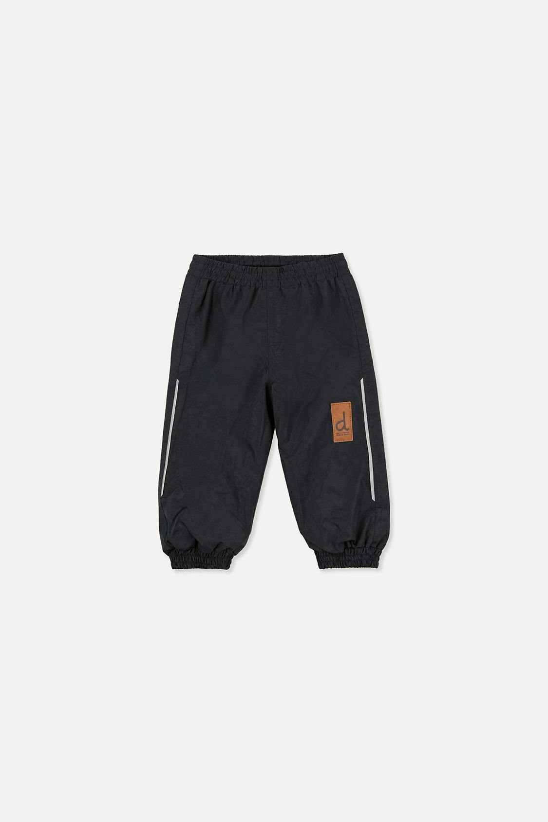 Lined Baby Splash Pants Black Taffeta