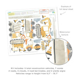 Construction Kit • Medium • Peel-and-Stick Wall Decals