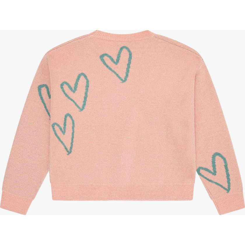 Tenly Boxy Hearts Sweater