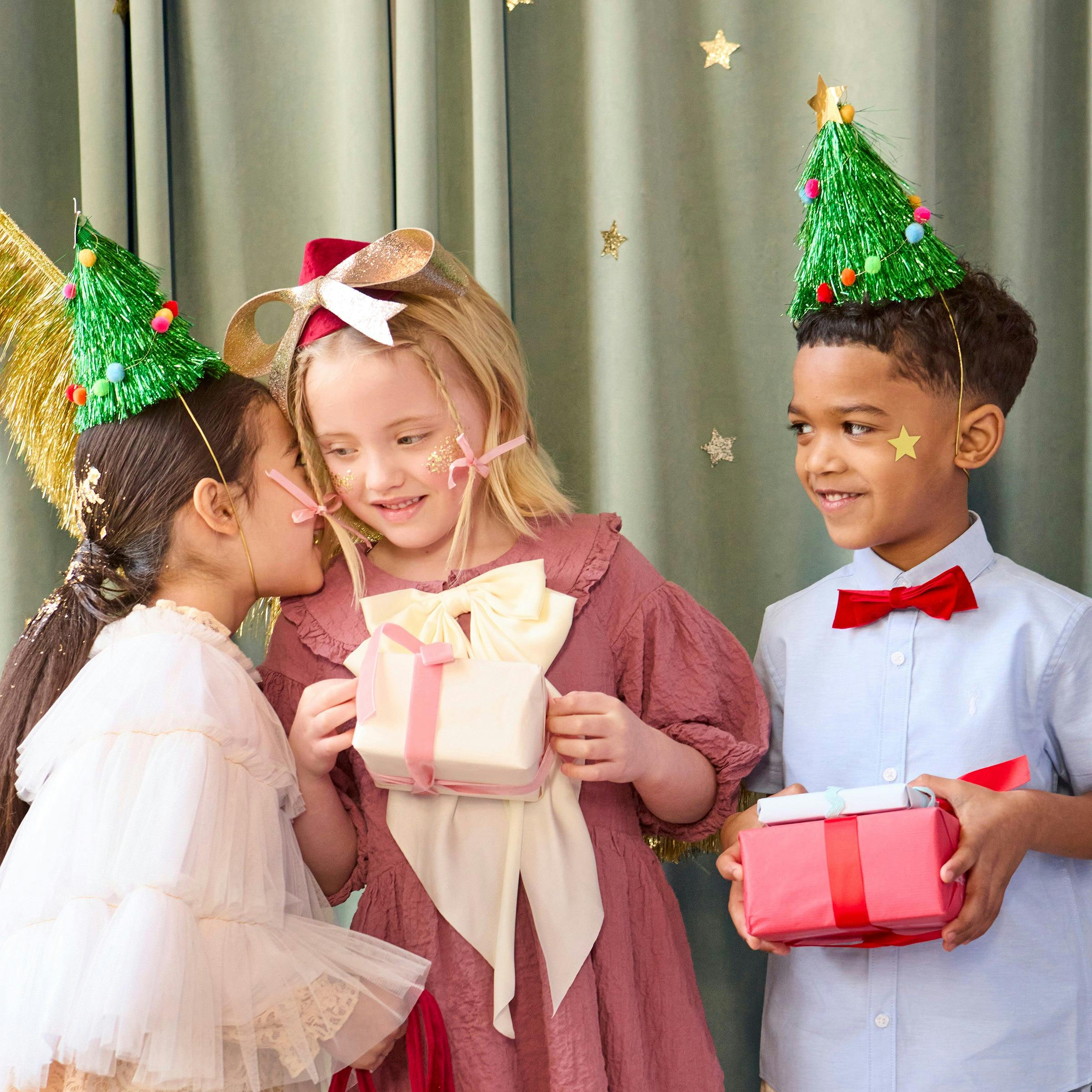 Tinsel Tree Party Hats