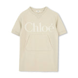 Beige Chloé Logo Dress