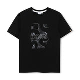 Black Logo Print T‑Shirt