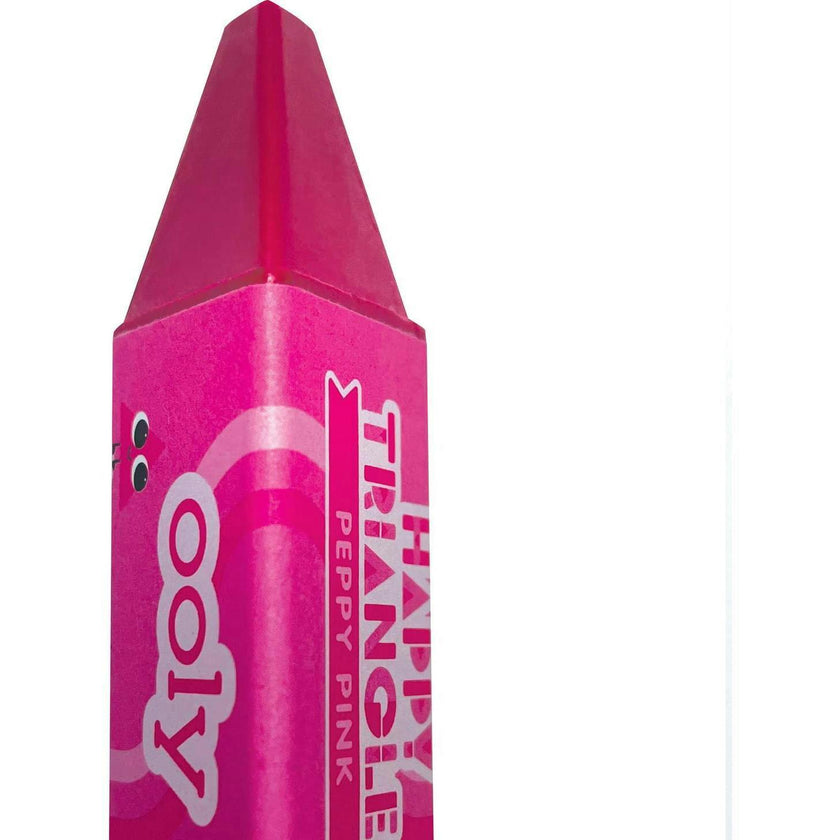 Happy Triangles Jumbo Crayons - Easy Grip - Set of 12