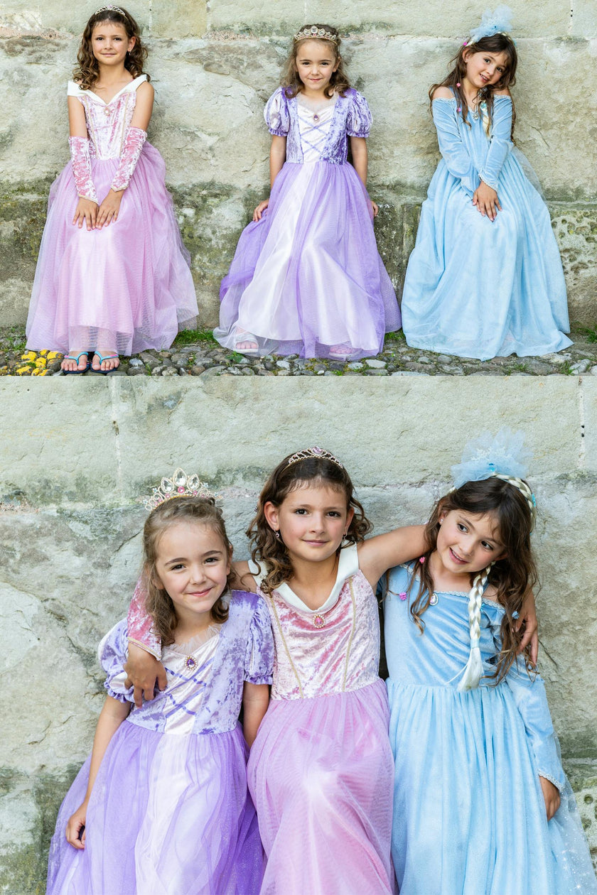 The Velvety Soft Deluxe Princess Gowns 4pc Bundle