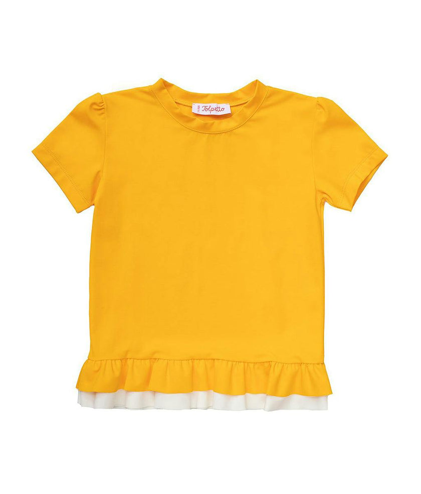 Rashguard Lilia - Mango yellow and ivory