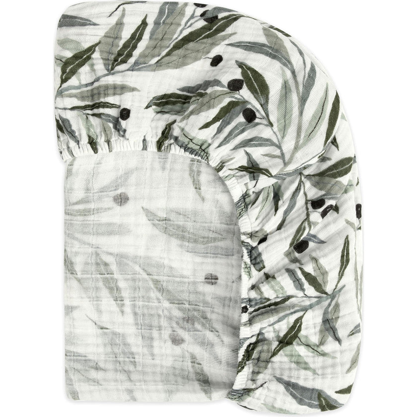 Organic Muslin Cotton Mini Crib Sheet