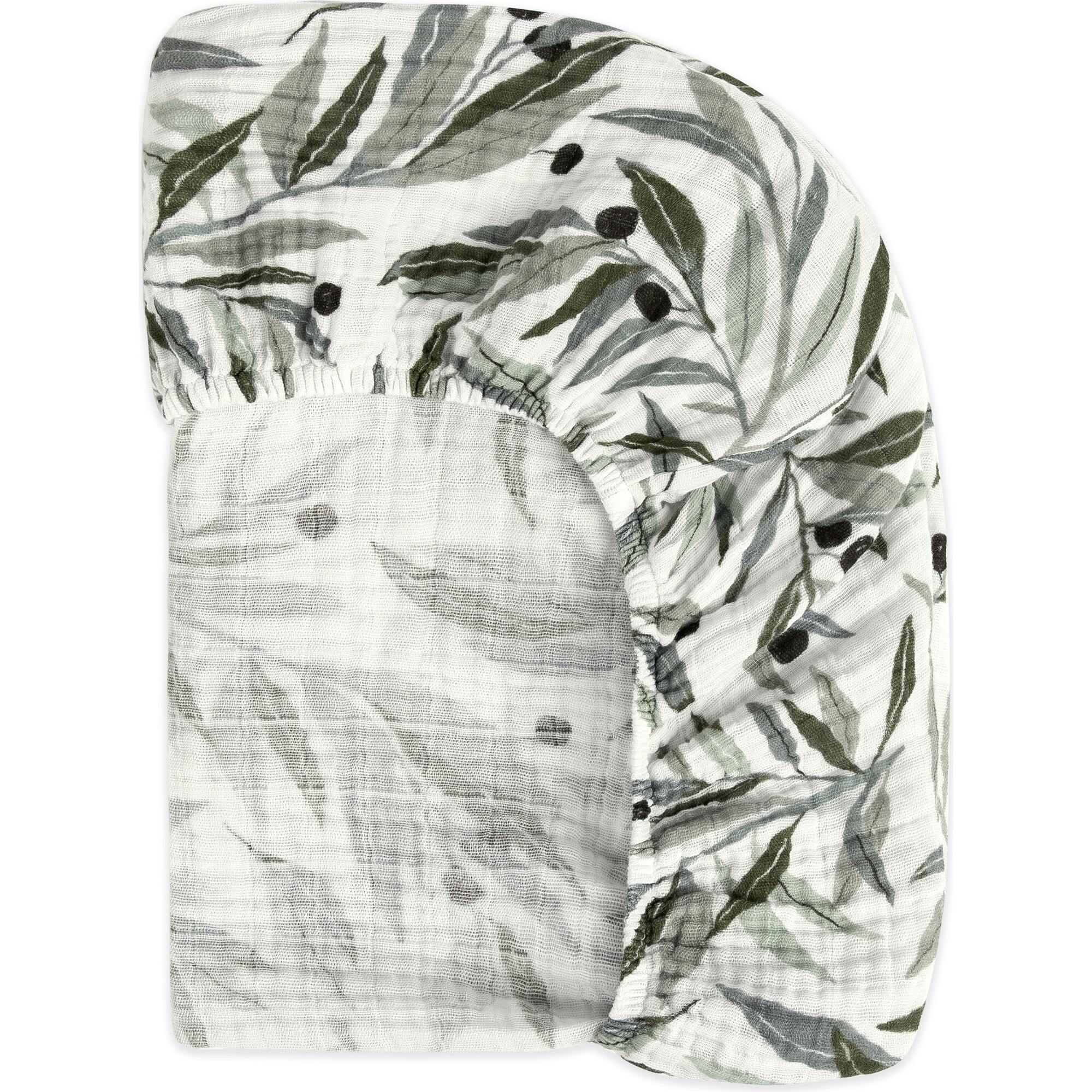 Organic Muslin Cotton Crib Sheet