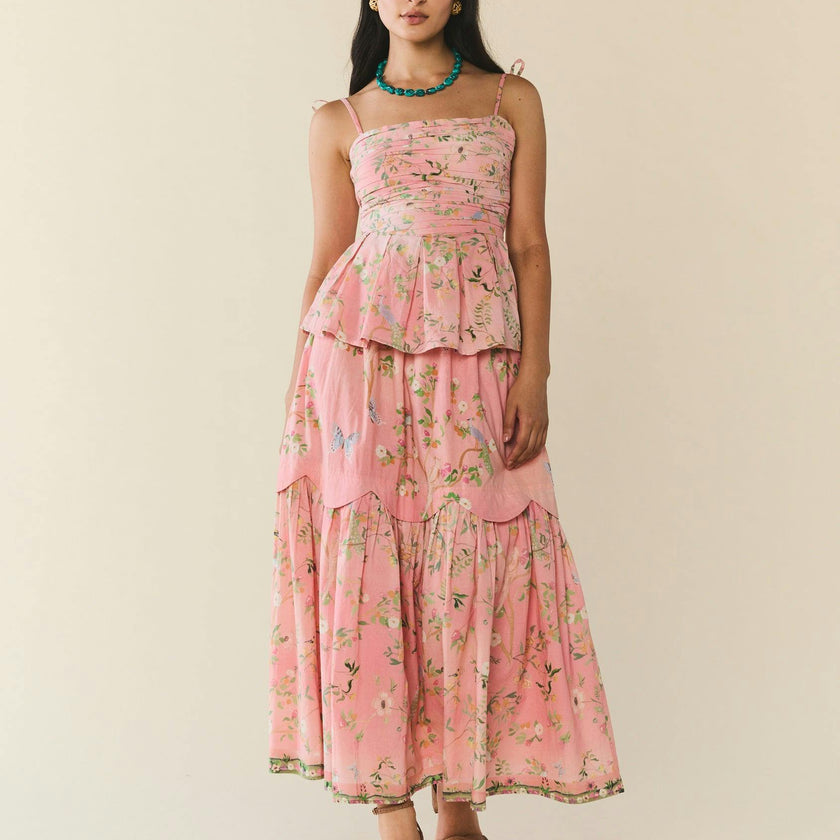 Erin Skirt, Peony Peacock x Larsen McDowell