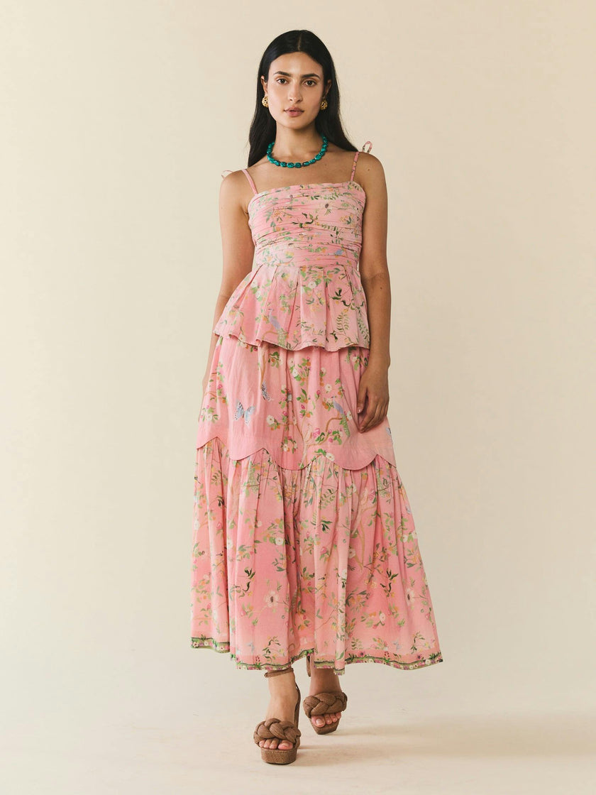 Erin Skirt, Peony Peacock x Larsen McDowell
