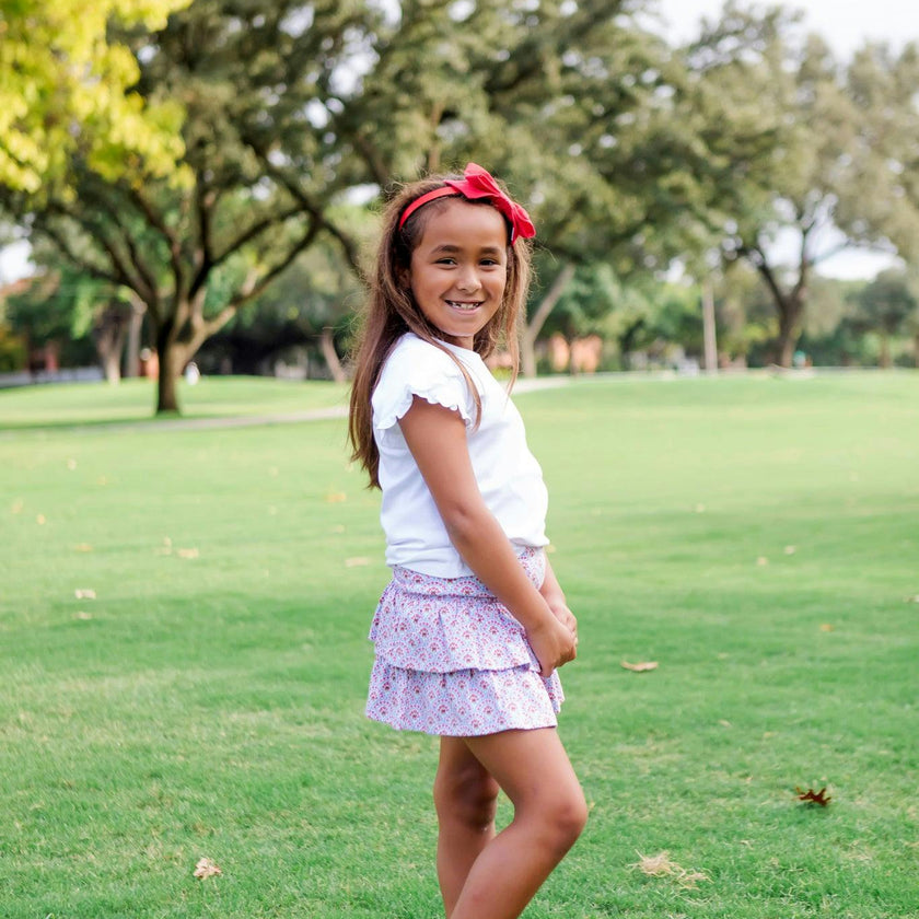 Maggie Girls' Tiered Skirt Bunting Floral