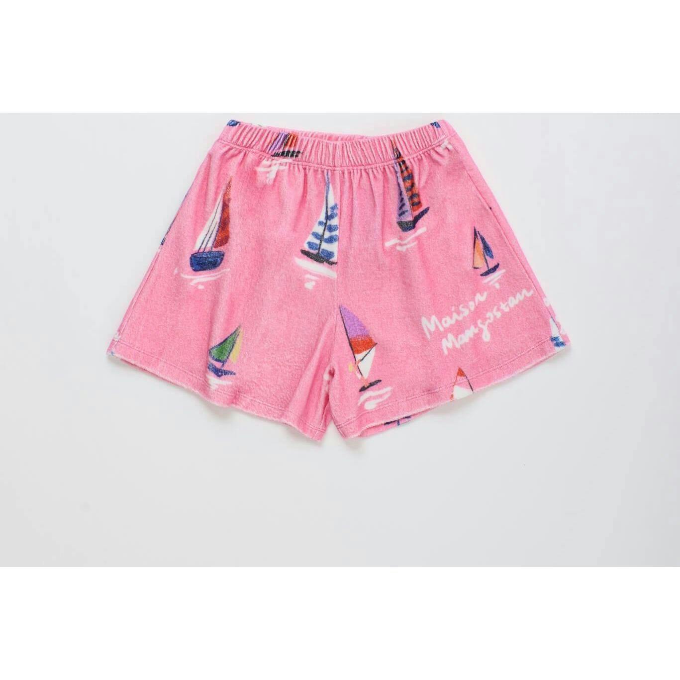 BARCOS TOWEL SHORTS PINK