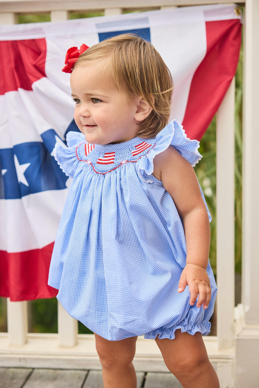 Smocked Bishop Bubble - Flags
