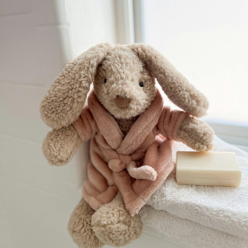 Harlow Robe Bunny-Pink