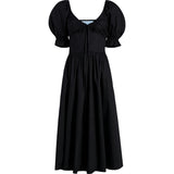 The Ophelia Dress - Black Cotton Voile