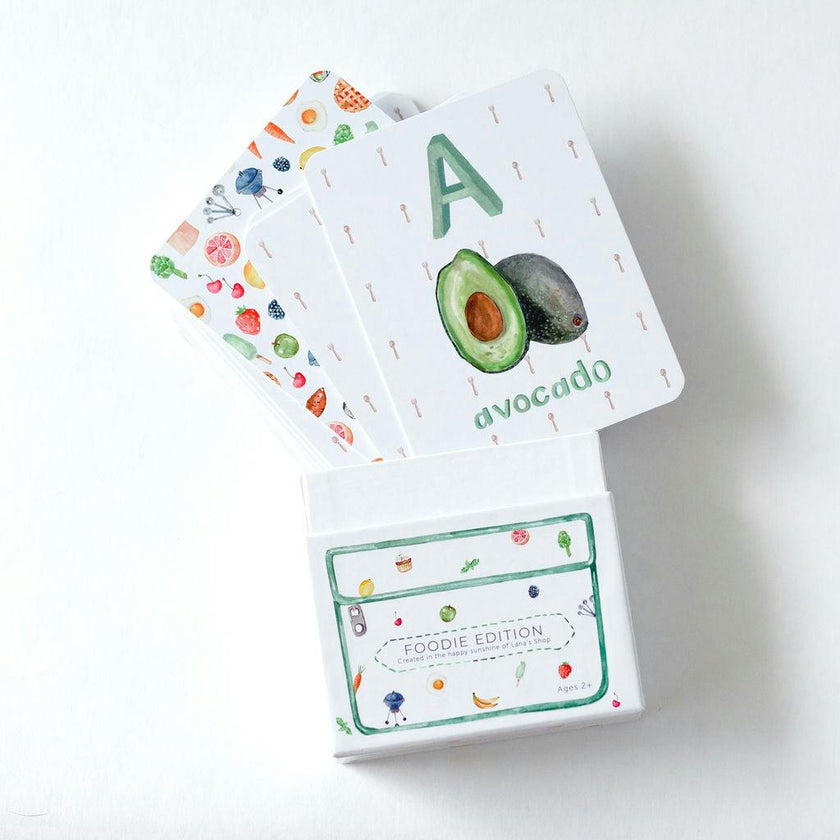 Packadoo Alphabet Cards Foodie Edition