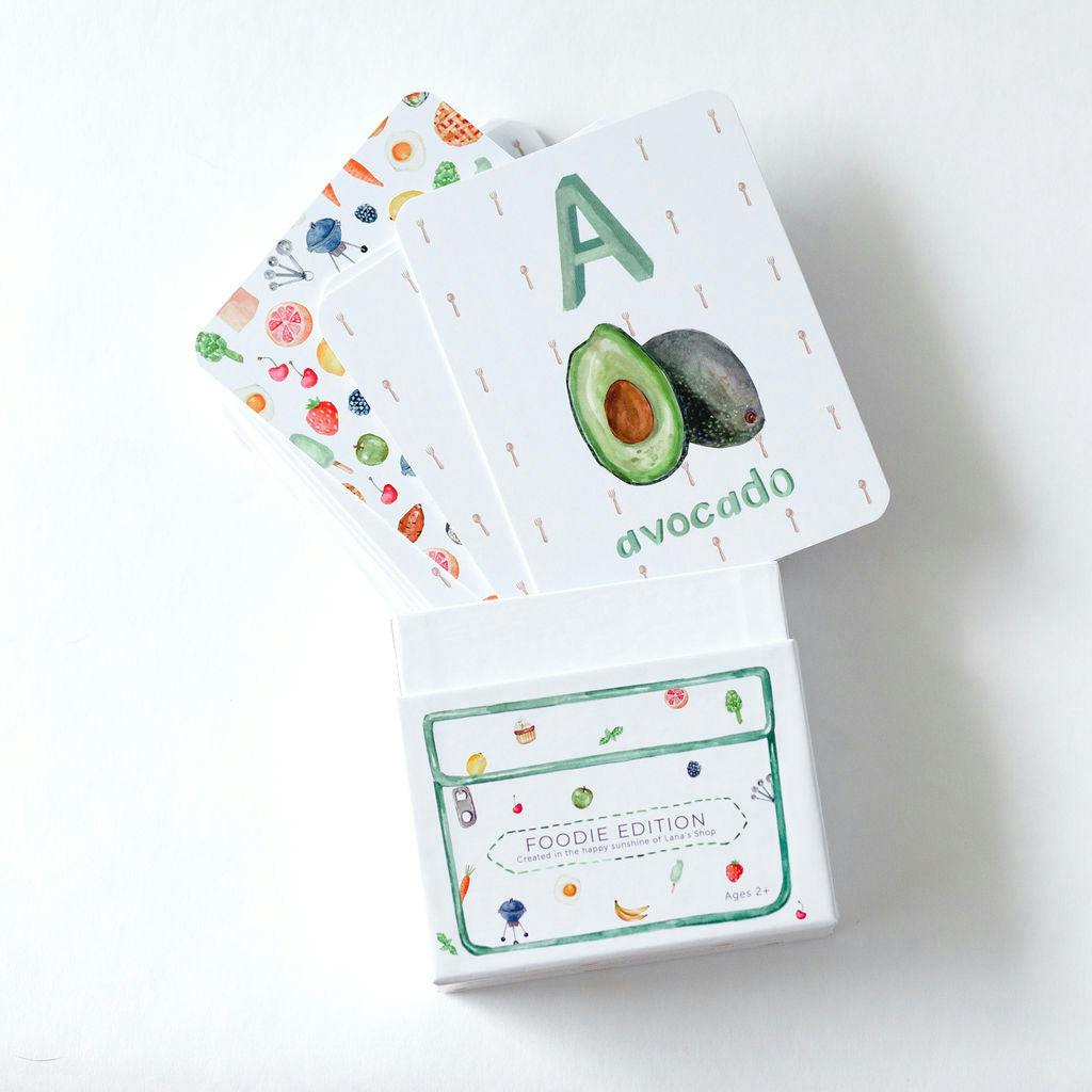 Packadoo Alphabet Cards Foodie Edition