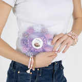 Blush Pink Metallic Block Letter and Polymer Heishi Bead Kit Box