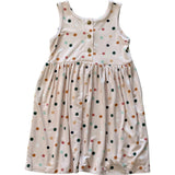 Henley Tank Dress Summer Polka Dots