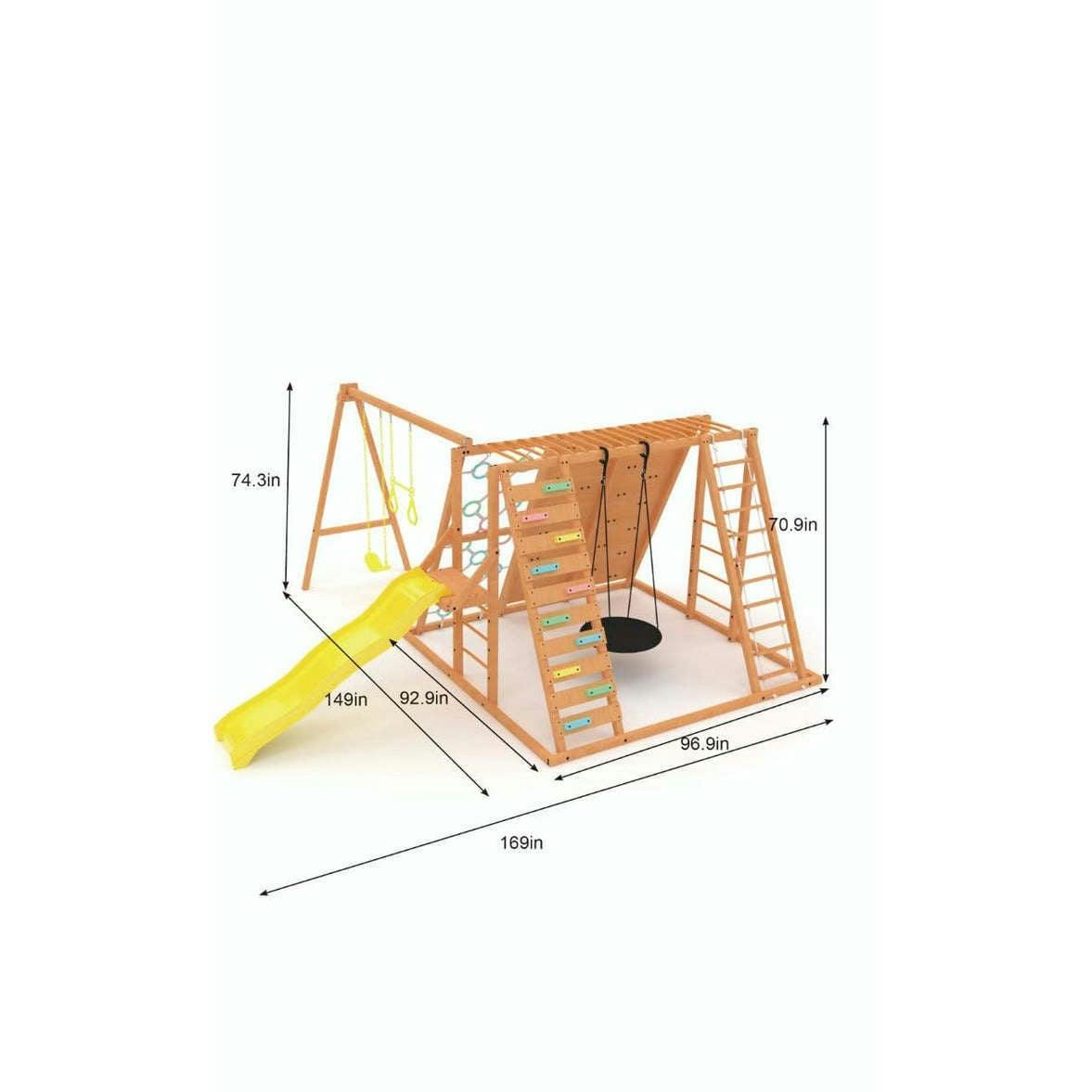 Sycamore | Outdoor Sensory Swing Set & Jungle Gym