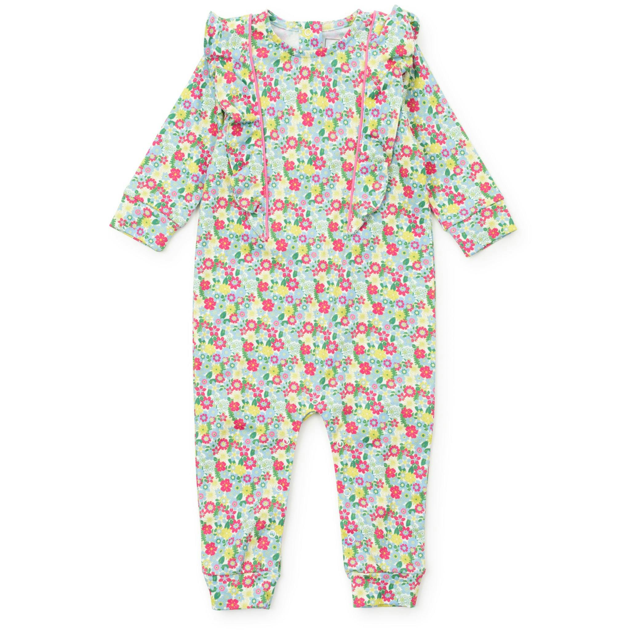 Evelyn Girls' Romper Arboretum Floral