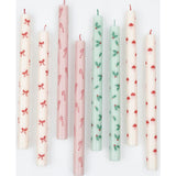 Festive Patterned Table Candles