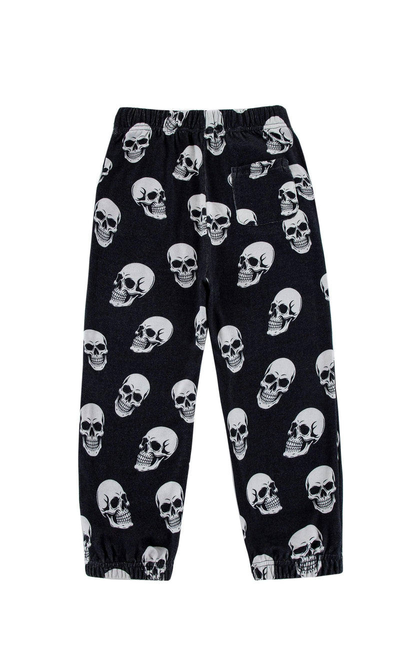 Soft Fleece Jogger, Skulls