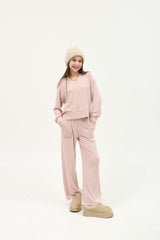 Tenly Hacci Jersey Wide Leg Pocket Pants