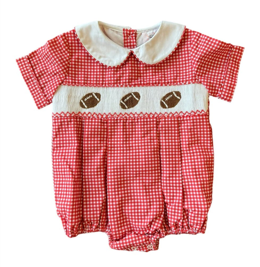 Red Gingham Football - Noah Bubble