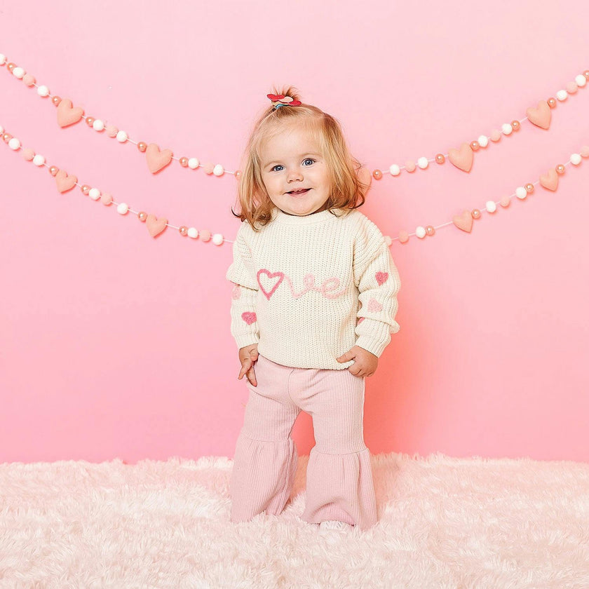 Ditsy Love Knit Sweater