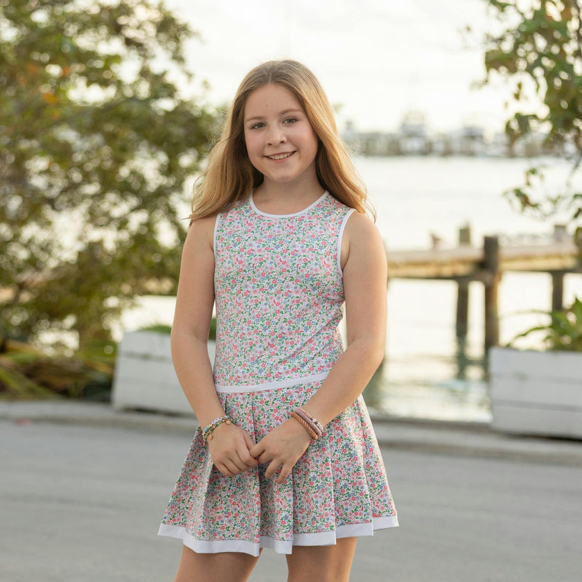 Taft Tennis Dress in Midspring Floral