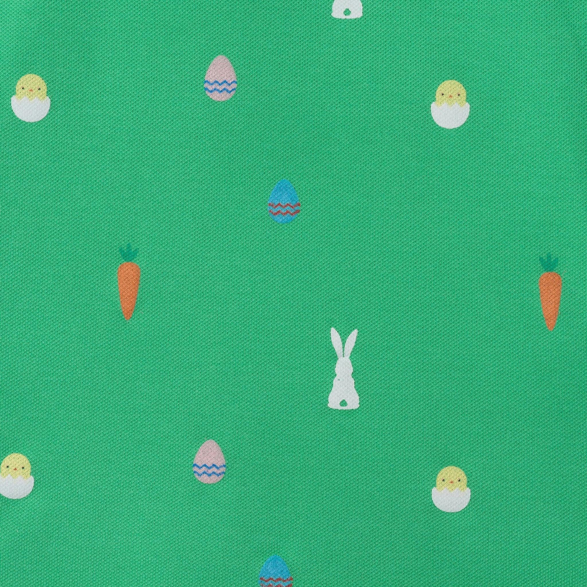 Boys Knit Polo & Short Set | Bunny Toss