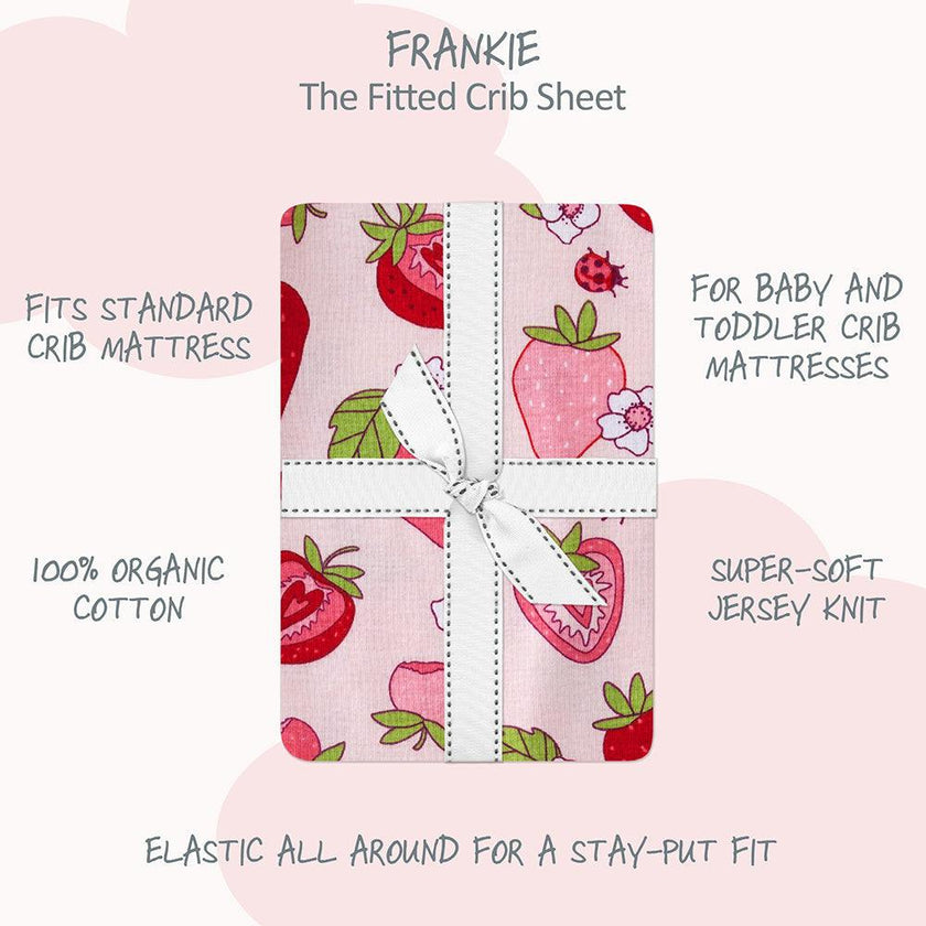 FRANKIE Fitted Crib Sheet