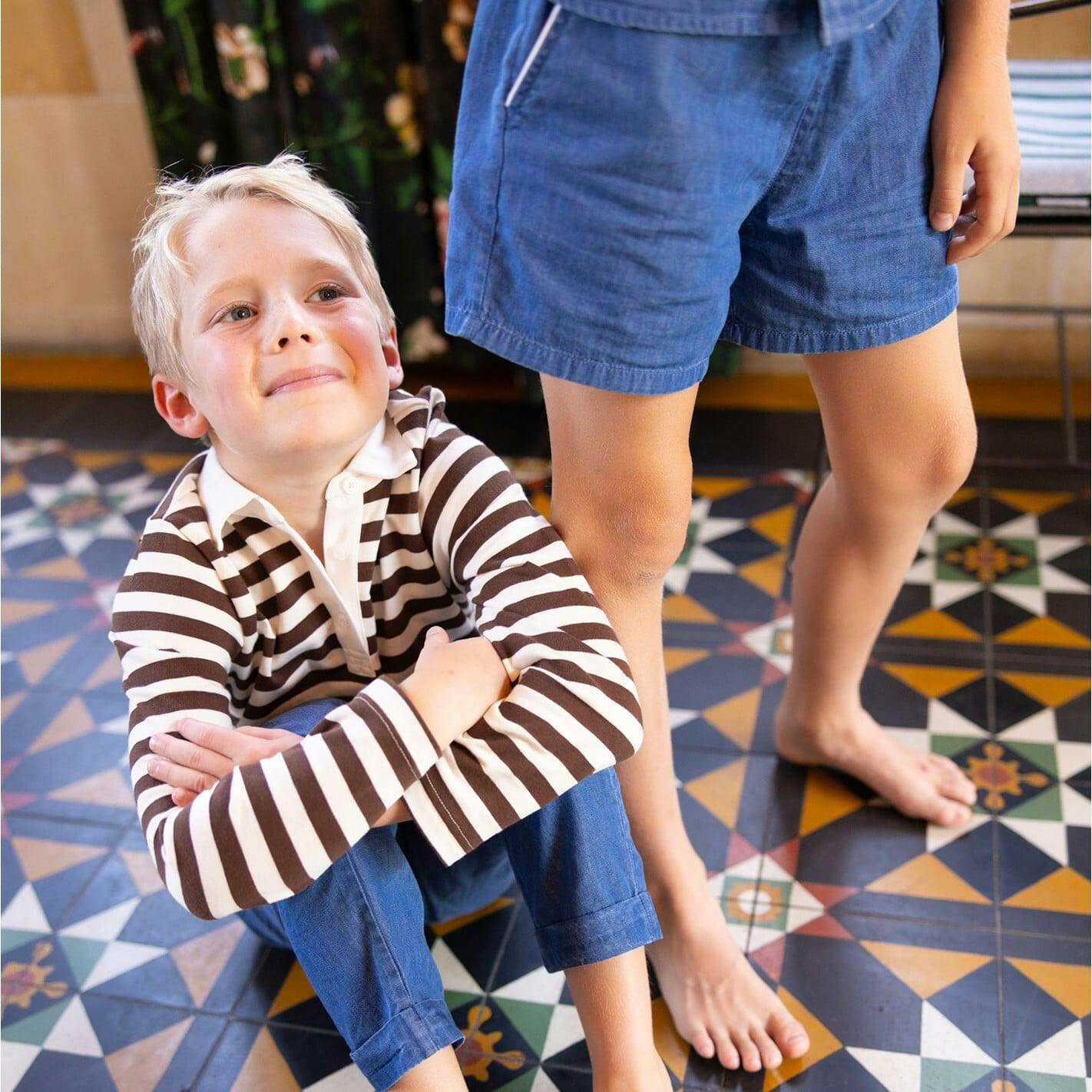 boys chambray pant