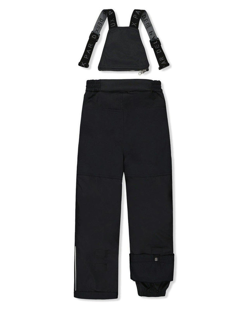 Two Piece Play Snowsuit Black With Black Pants