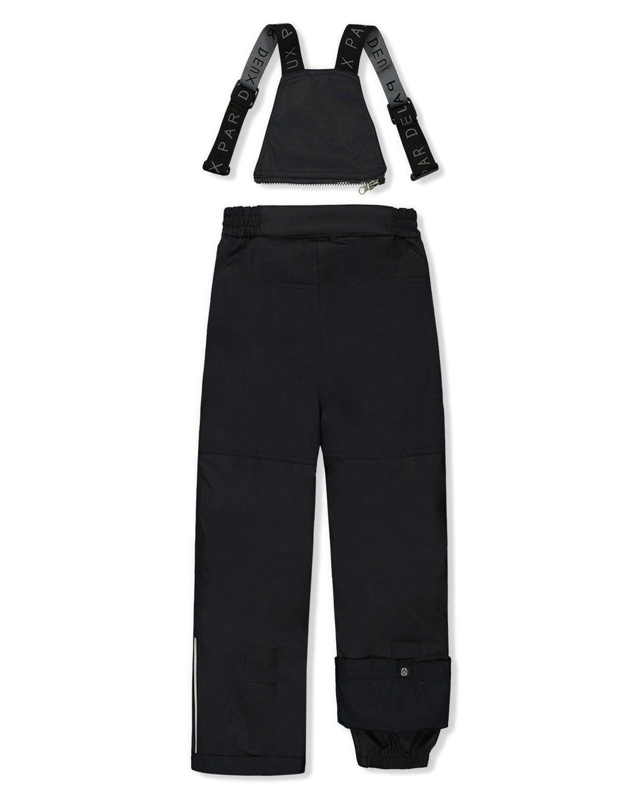 Two Piece Play Snowsuit Black With Black Pants