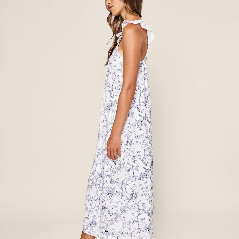 Women's Pima Clara Nightgown in Timeless Toile