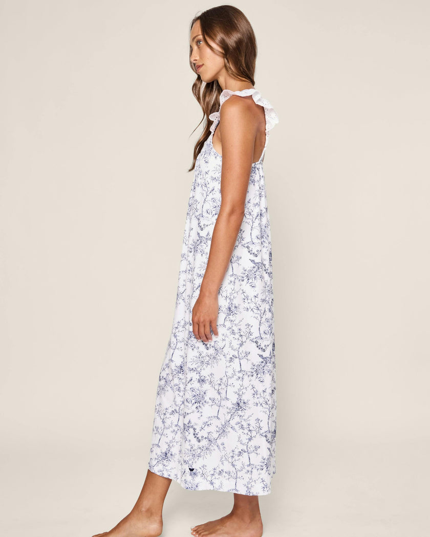 Women's Pima Clara Nightgown in Timeless Toile