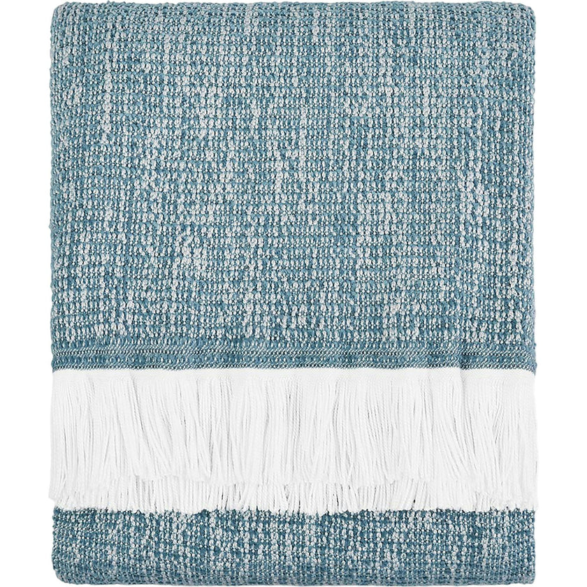 Crosshatch Stain Resistant Indoor Outdoor Throw