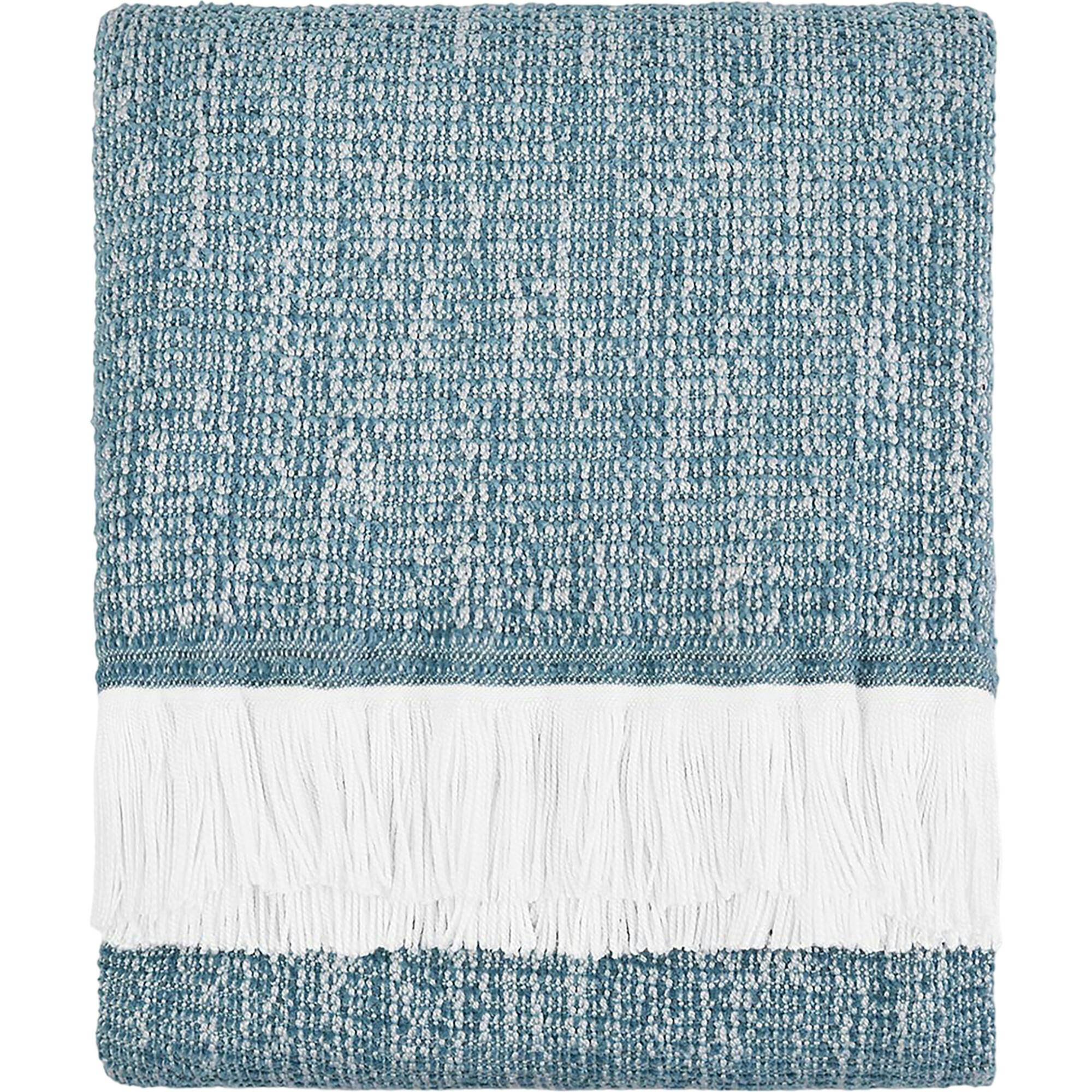 Crosshatch Stain Resistant Indoor Outdoor Throw