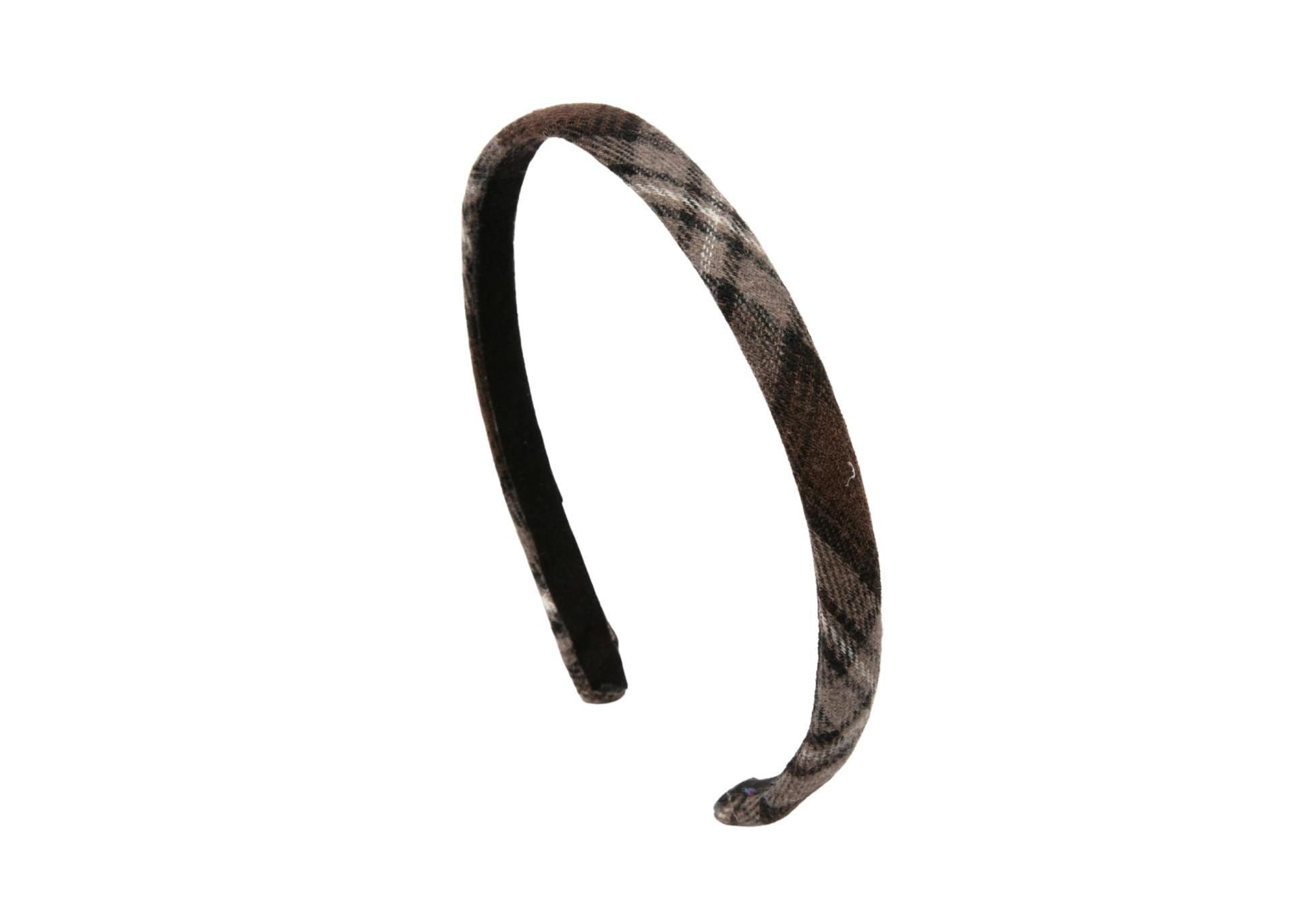 Winter Check Thin Headband
