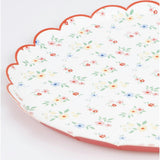 Ditsy Posy Scalloped Side Plates