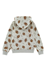 Soft Fleece Zip Up, Football Scramble